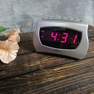 Vintage Timex Nature Sounds Alarm Clock with Sleep Background Noise